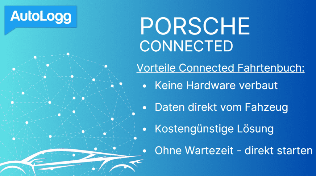 Digitales Fahrtenbuch Porsche
