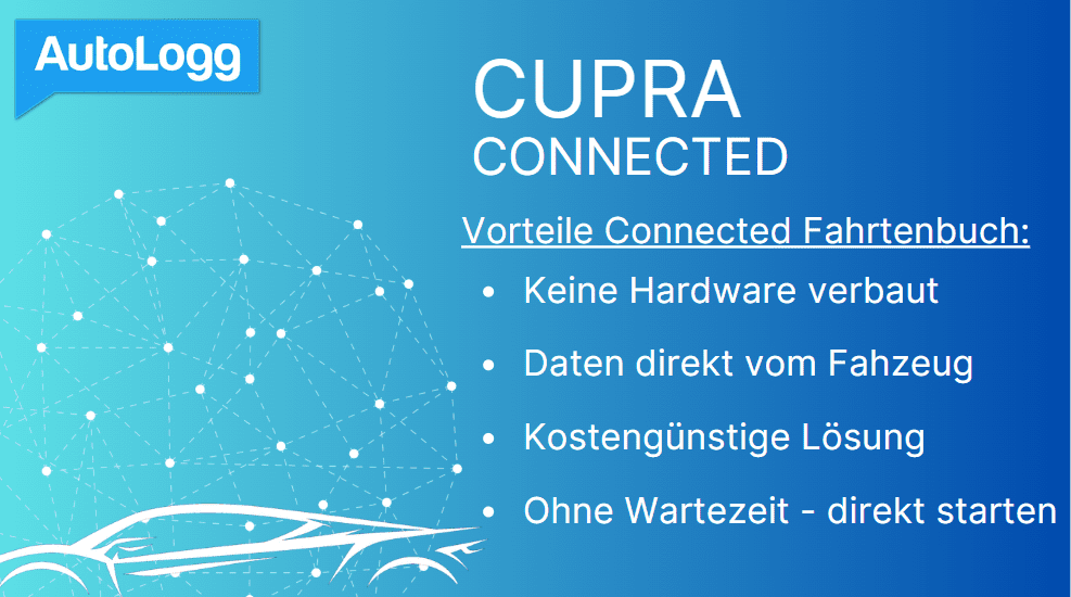 AutoLogg_CUPRA_Connect_Blog Cupra Fahrtenbuch